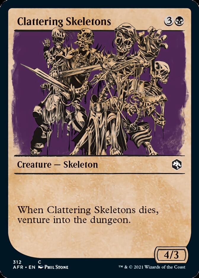 Clattering Skeletons (Showcase) [Dungeons & Dragons: Adventures in the Forgotten Realms] | Grognard Games