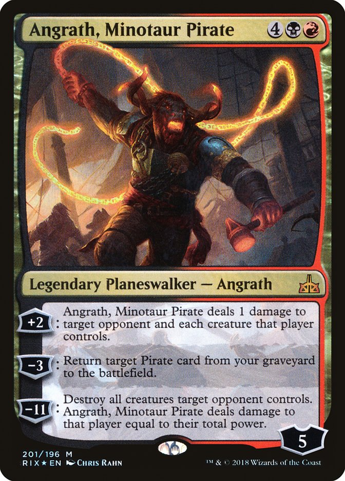 Angrath, Minotaur Pirate [Rivals of Ixalan] | Grognard Games