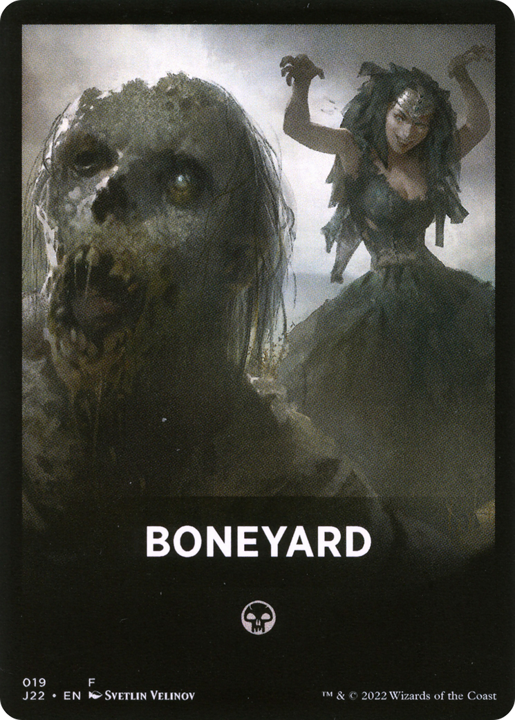 Boneyard Theme Card [Jumpstart 2022 Front Cards] | Grognard Games