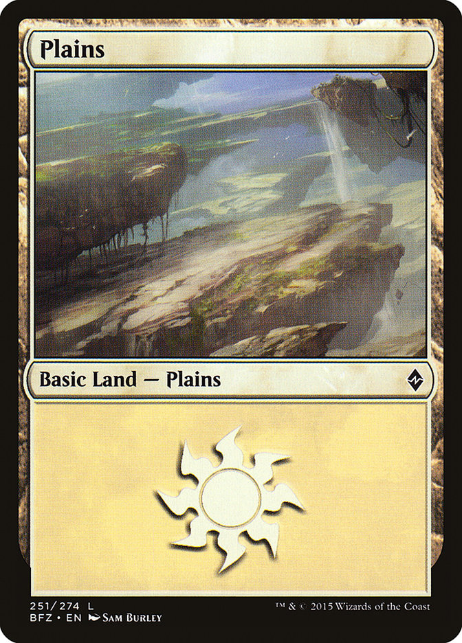 Plains (251a) [Battle for Zendikar] | Grognard Games