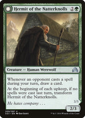 Hermit of the Natterknolls // Lone Wolf of the Natterknolls [Shadows over Innistrad] | Grognard Games