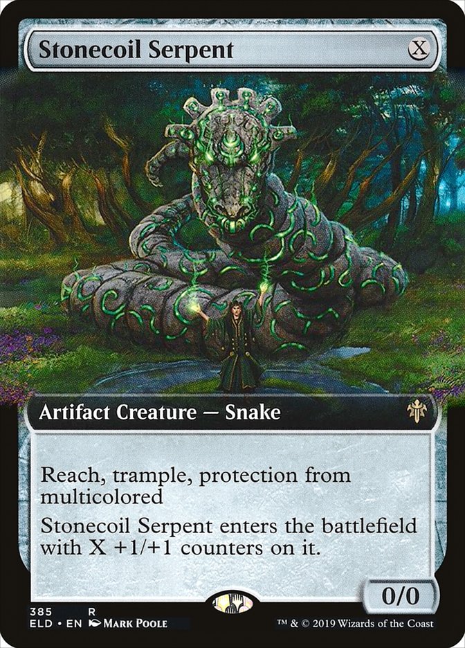 Stonecoil Serpent (Extended) [Throne of Eldraine] | Grognard Games