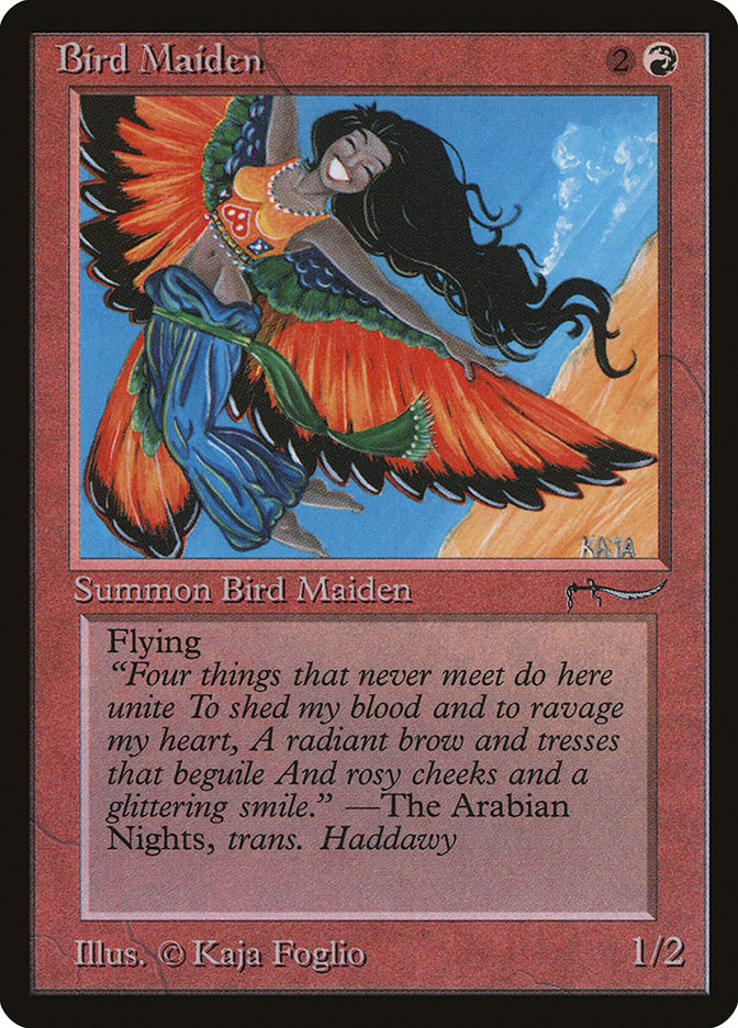 Bird Maiden (Dark Mana Cost) [Arabian Nights] | Grognard Games