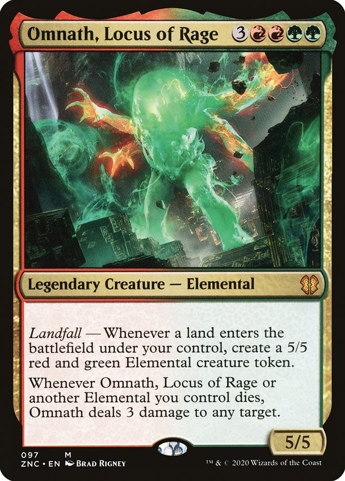 Omnath, Locus of Rage [Zendikar Rising Commander] | Grognard Games
