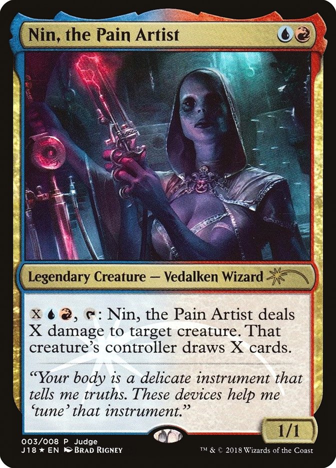 Nin, the Pain Artist [Judge Gift Cards 2018] | Grognard Games