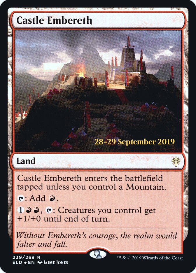 Castle Embereth  [Throne of Eldraine Prerelease Promos] | Grognard Games