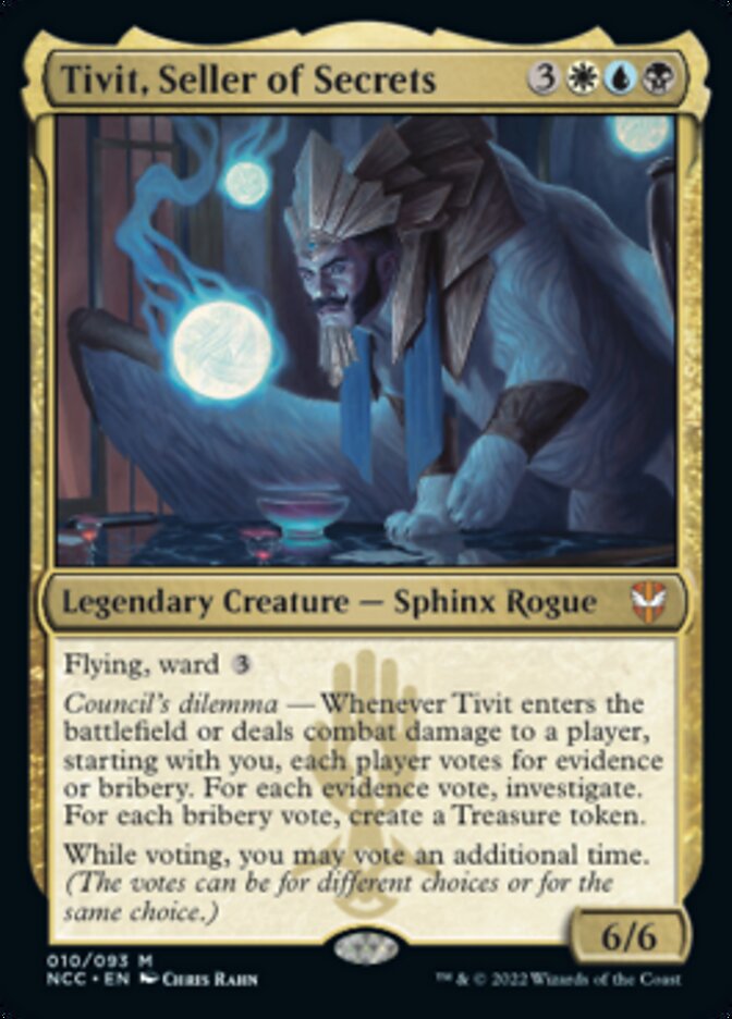 Tivit, Seller of Secrets [Streets of New Capenna Commander] | Grognard Games