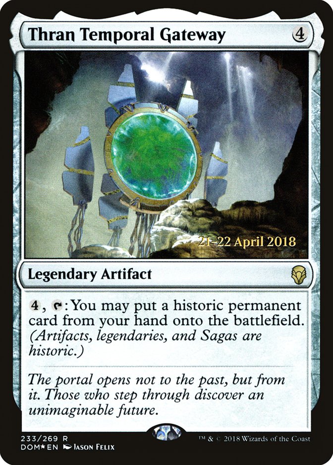 Thran Temporal Gateway  [Dominaria Prerelease Promos] | Grognard Games