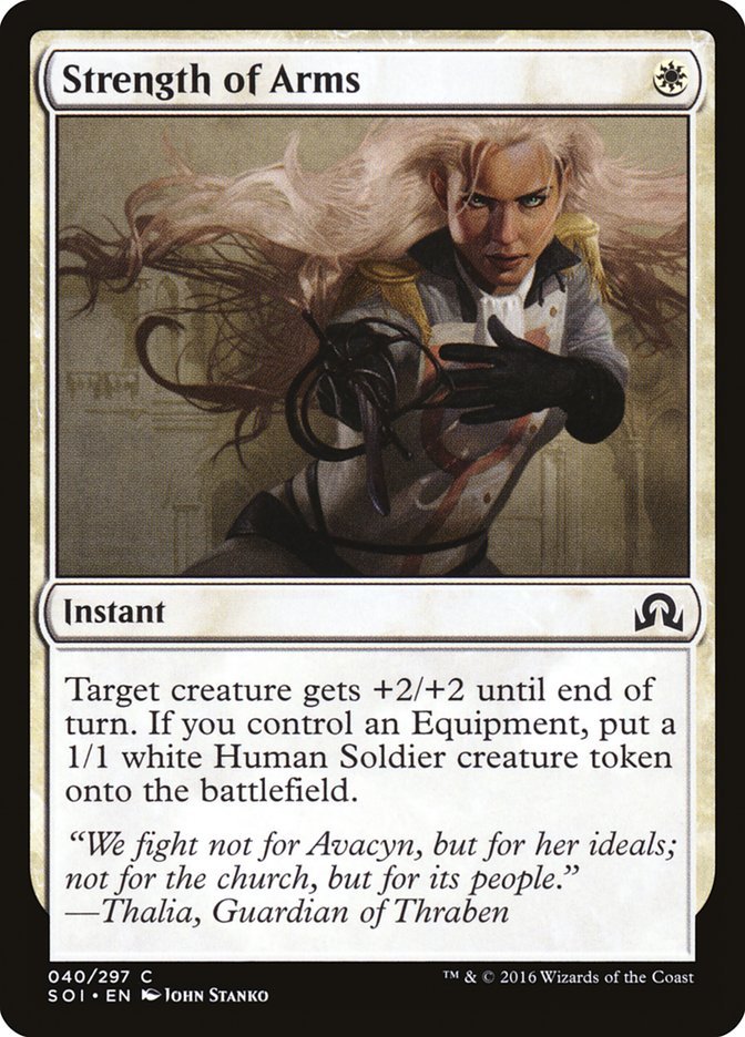 Strength of Arms [Shadows over Innistrad] | Grognard Games