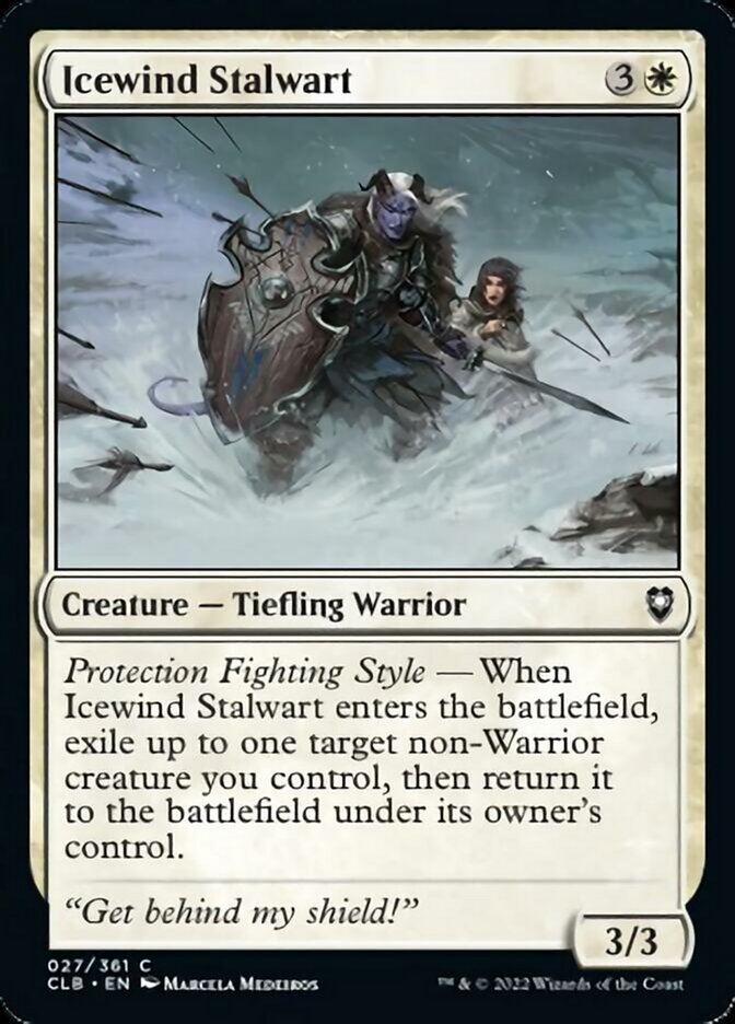 Icewind Stalwart [Commander Legends: Battle for Baldur's Gate] | Grognard Games