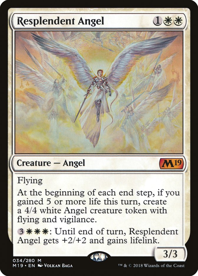 Resplendent Angel [Core Set 2019] | Grognard Games