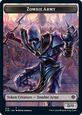 Zombie // Zombie Army Double-Sided Token [Starter Commander Decks] | Grognard Games