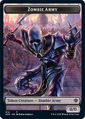 Zombie // Zombie Army Double-Sided Token [Starter Commander Decks] | Grognard Games