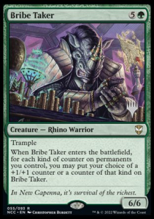 Bribe Taker (Promo Pack) [Streets of New Capenna Commander Promos] | Grognard Games