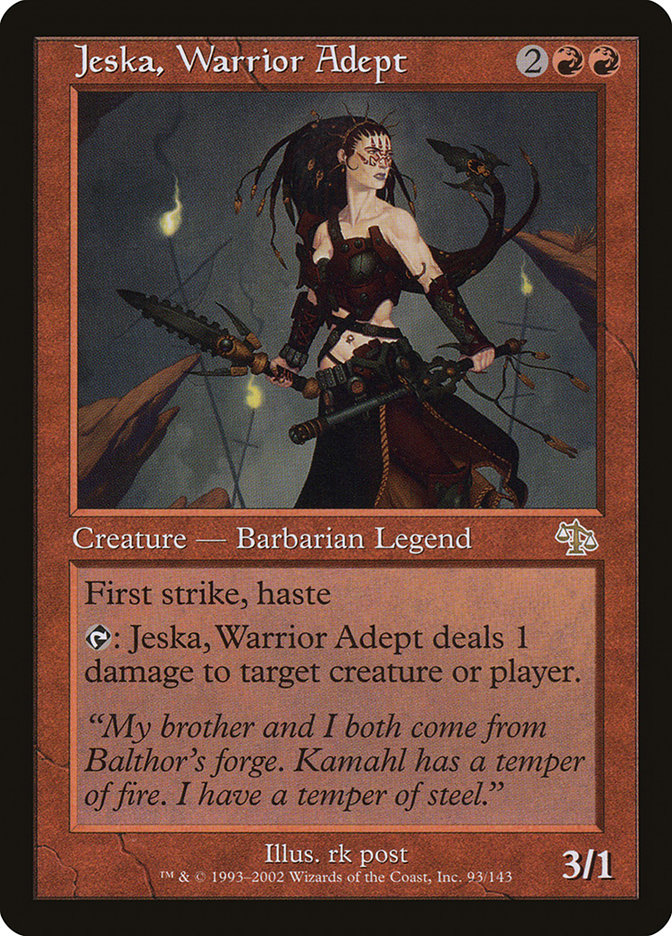 Jeska, Warrior Adept [Judgment] | Grognard Games