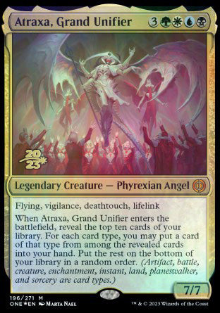 Atraxa, Grand Unifier [Phyrexia: All Will Be One Prerelease Promos] | Grognard Games
