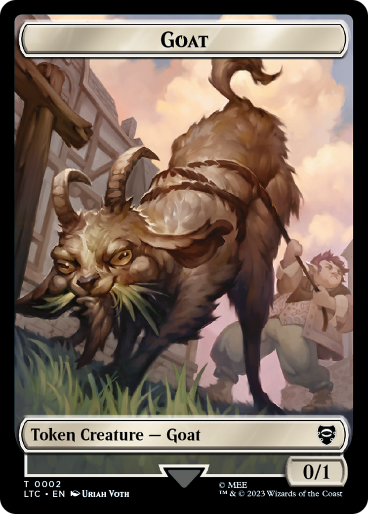 Bird // Goat Token [The Lord of the Rings: Tales of Middle-Earth Commander Tokens] | Grognard Games