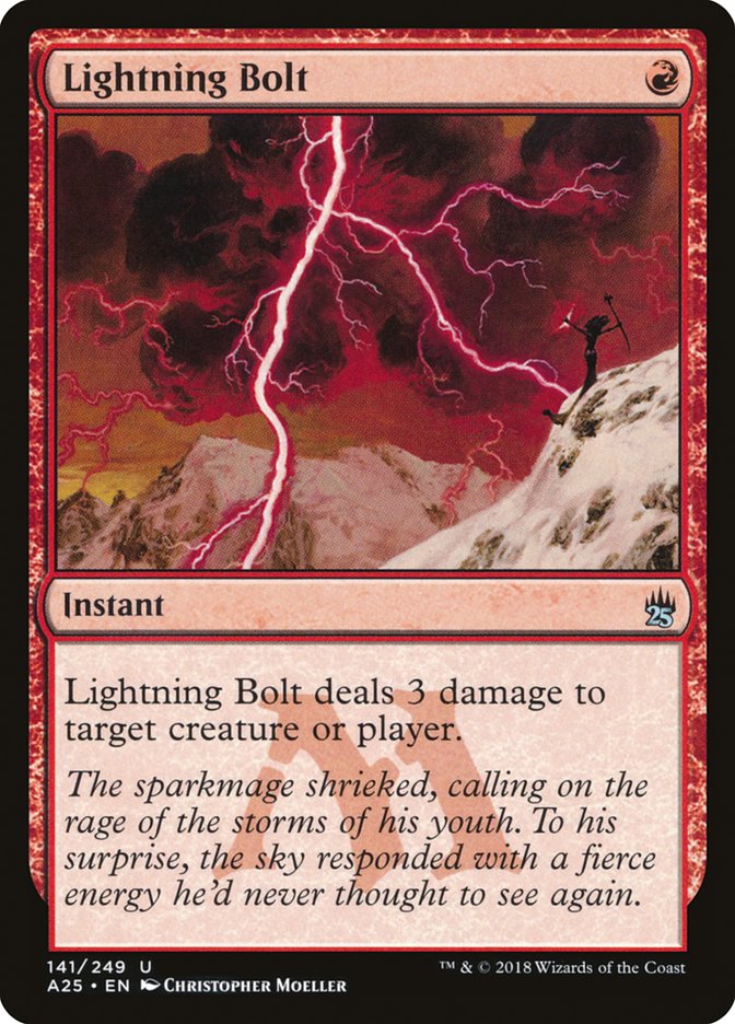 Lightning Bolt [Masters 25] | Grognard Games