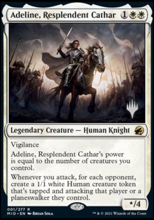 Adeline, Resplendent Cathar (Promo Pack) [Innistrad: Midnight Hunt Promos] | Grognard Games