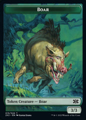 Boar // Treasure Double-sided Token [Double Masters 2022 Tokens] | Grognard Games