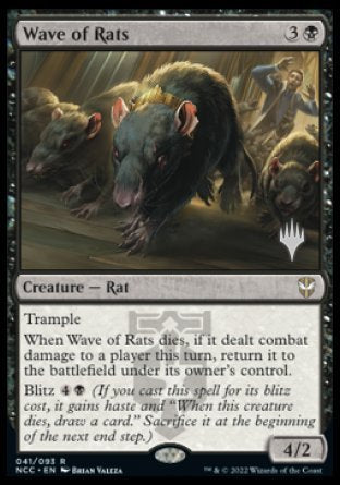 Wave of Rats (Promo Pack) [Streets of New Capenna Commander Promos] | Grognard Games