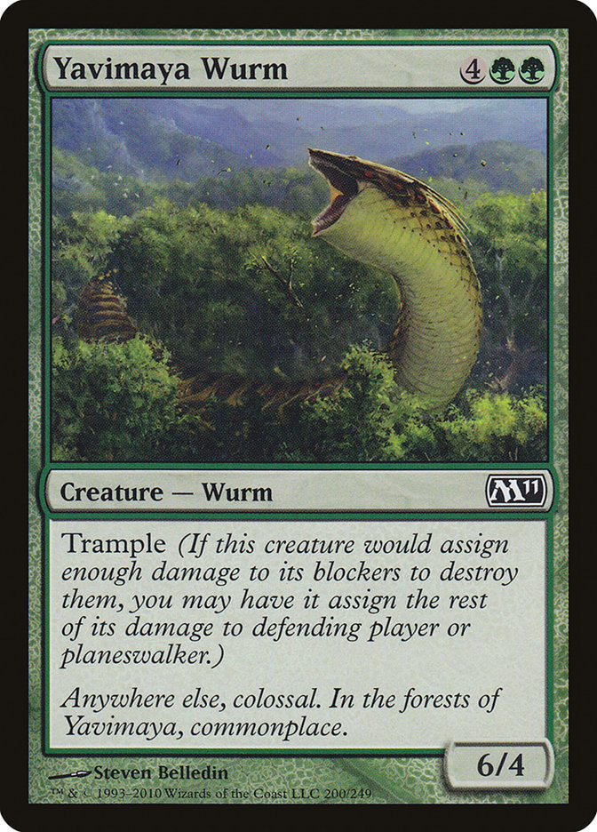 Yavimaya Wurm [Magic 2011] | Grognard Games