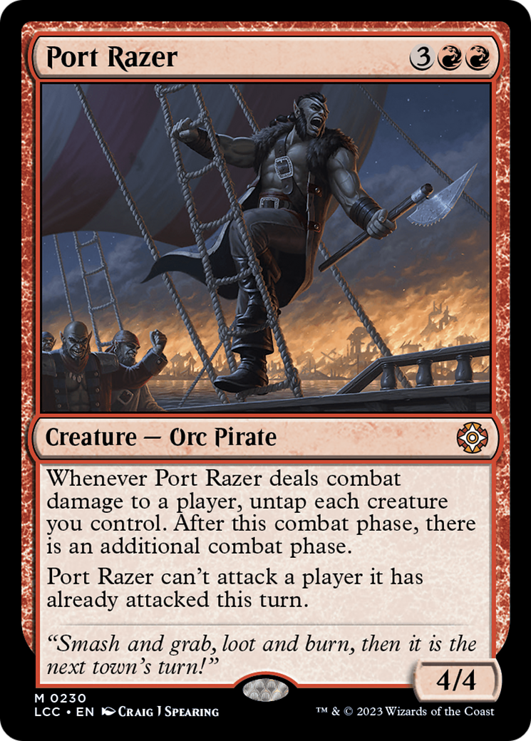 Port Razer [The Lost Caverns of Ixalan Commander] | Grognard Games