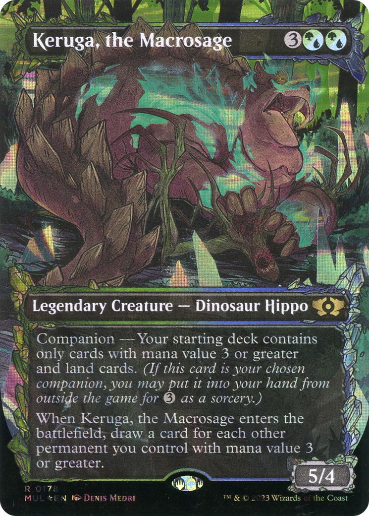 Keruga, the Macrosage (Halo Foil) [Multiverse Legends] | Grognard Games