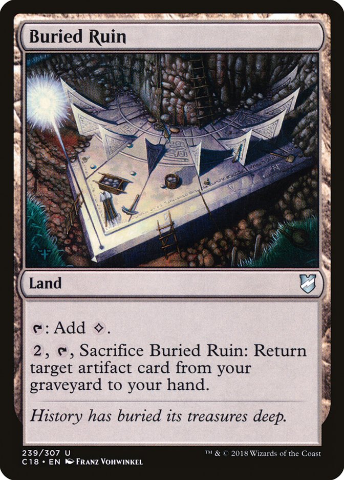 Buried Ruin [Commander 2018] | Grognard Games