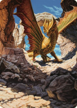 Ancient Brass Dragon Art Card (02) [Commander Legends: Battle for Baldur's Gate Art Series] | Grognard Games