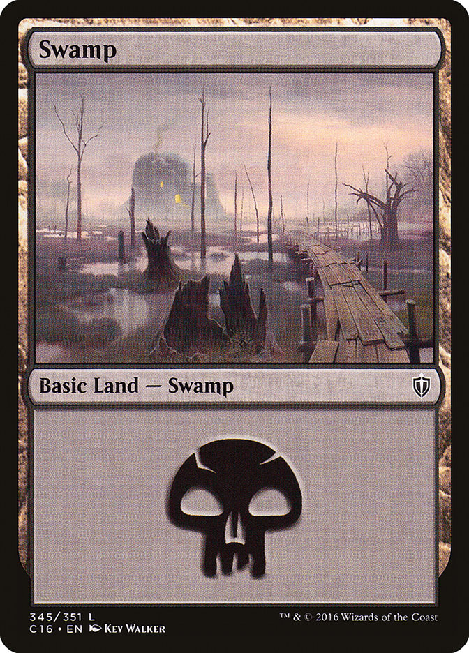 Swamp (345) [Commander 2016] | Grognard Games