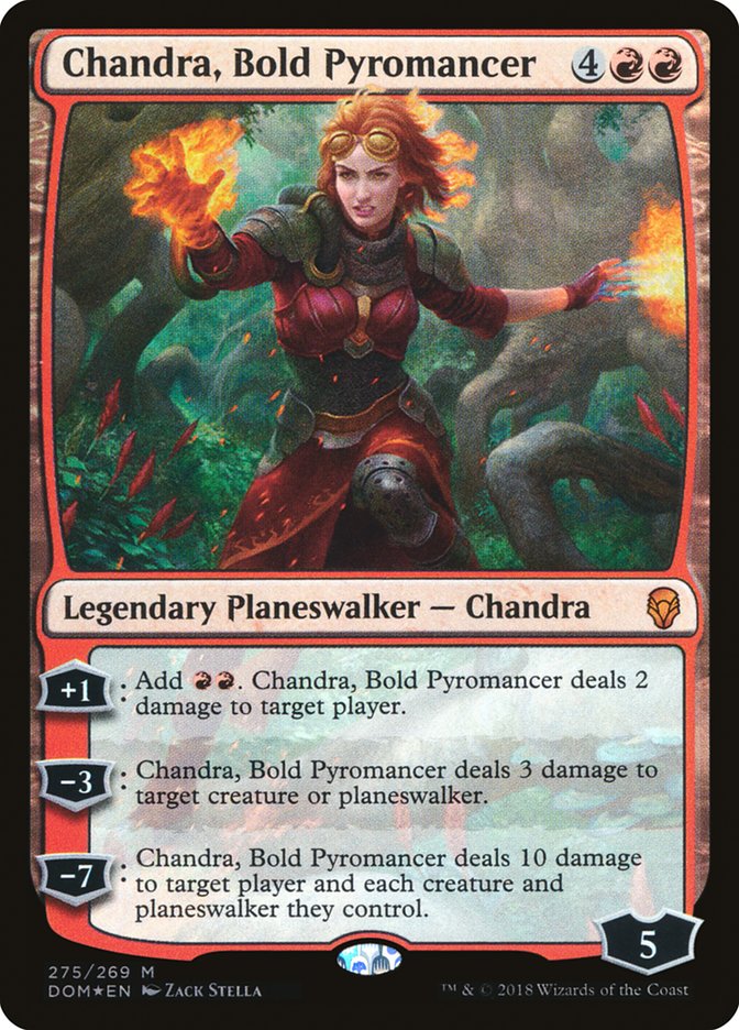 Chandra, Bold Pyromancer [Dominaria] | Grognard Games
