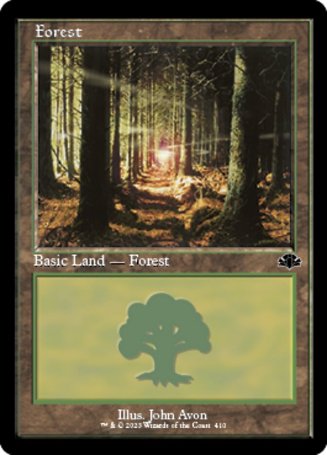 Forest (410) (Retro) [Dominaria Remastered] | Grognard Games