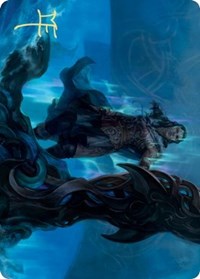 Cosima, God of the Voyage Art Card (Gold-Stamped Signature) [Kaldheim: Art Series] | Grognard Games