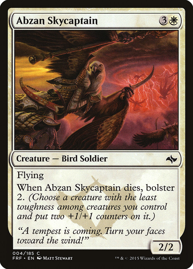 Abzan Skycaptain [Fate Reforged] | Grognard Games