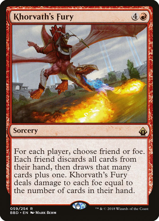 Khorvath's Fury [Battlebond] | Grognard Games