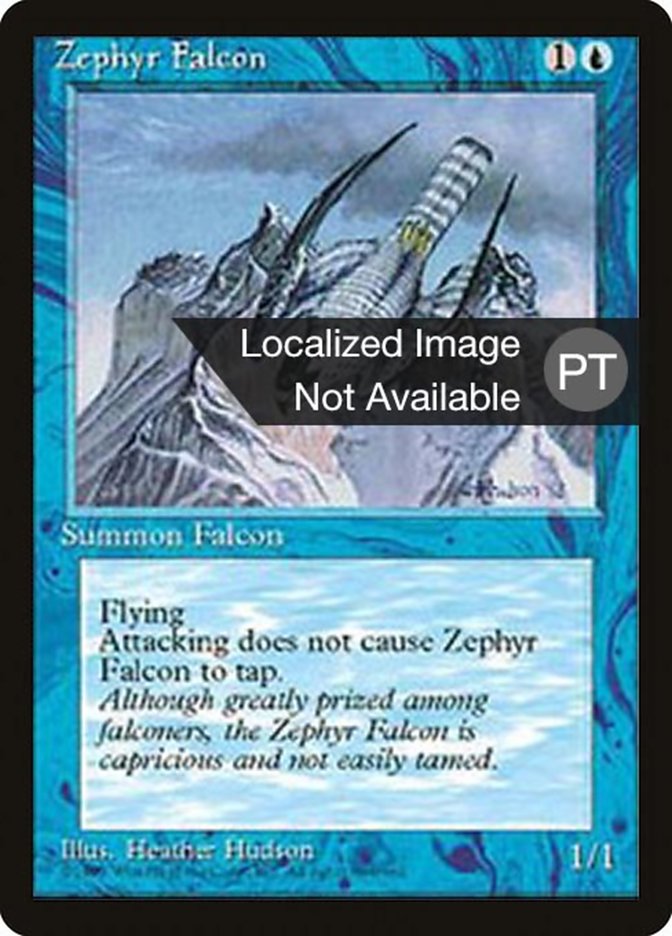 Zephyr Falcon [Fourth Edition (Foreign Black Border)] | Grognard Games