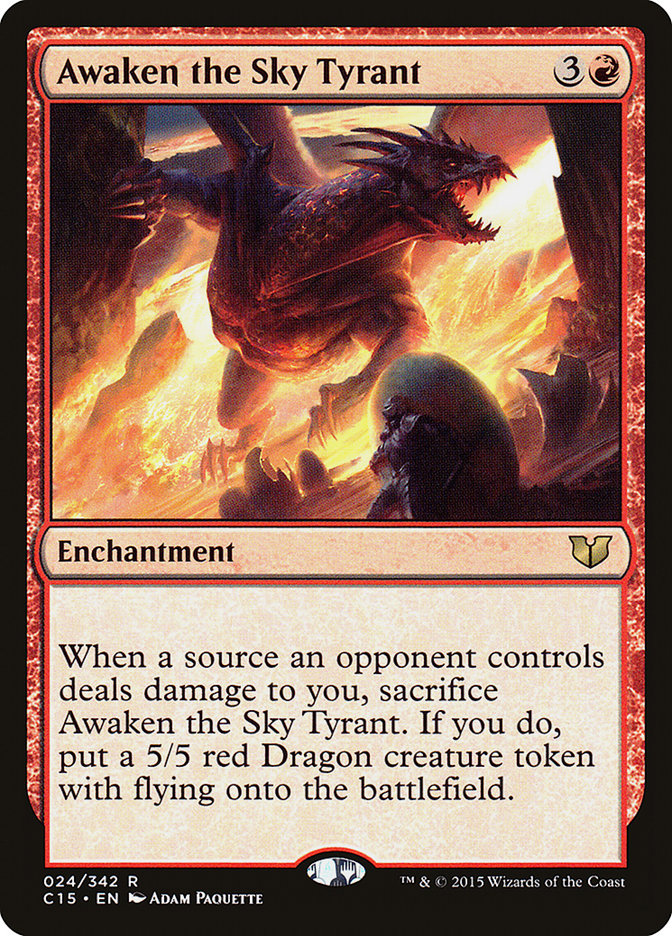 Awaken the Sky Tyrant [Commander 2015] | Grognard Games