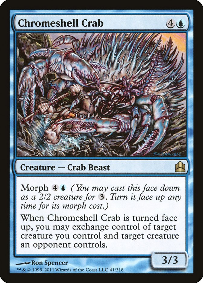 Chromeshell Crab [Commander 2011] | Grognard Games