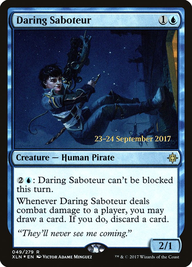 Daring Saboteur  [Ixalan Prerelease Promos] | Grognard Games