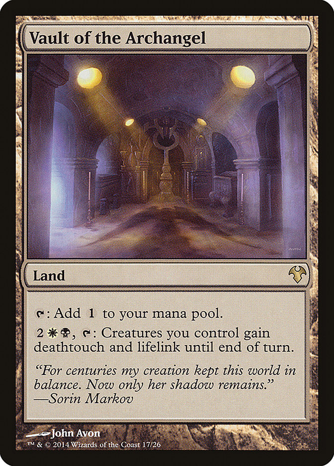 Vault of the Archangel [Modern Event Deck 2014] | Grognard Games