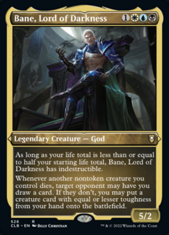Bane, Lord of Darkness (Foil Etched) [Commander Legends: Battle for Baldur's Gate] | Grognard Games