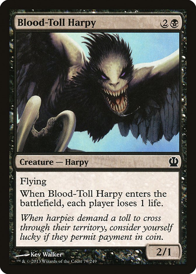 Blood-Toll Harpy [Theros] | Grognard Games