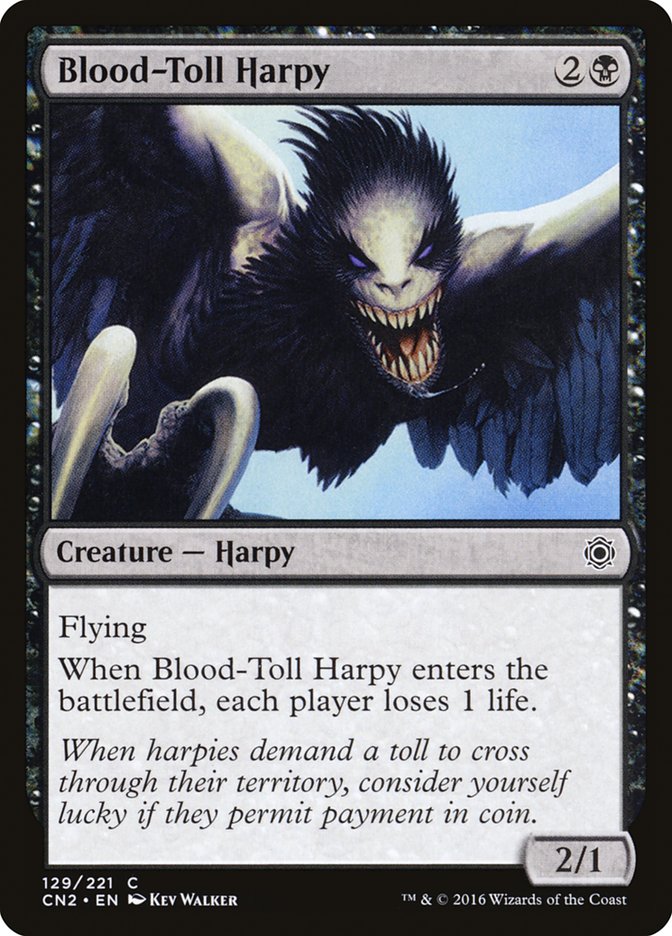 Blood-Toll Harpy [Conspiracy: Take the Crown] | Grognard Games