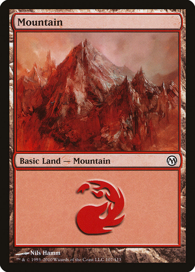 Mountain (107) [Duels of the Planeswalkers] | Grognard Games