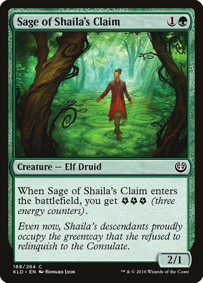 Sage of Shaila's Claim [Kaladesh] | Grognard Games