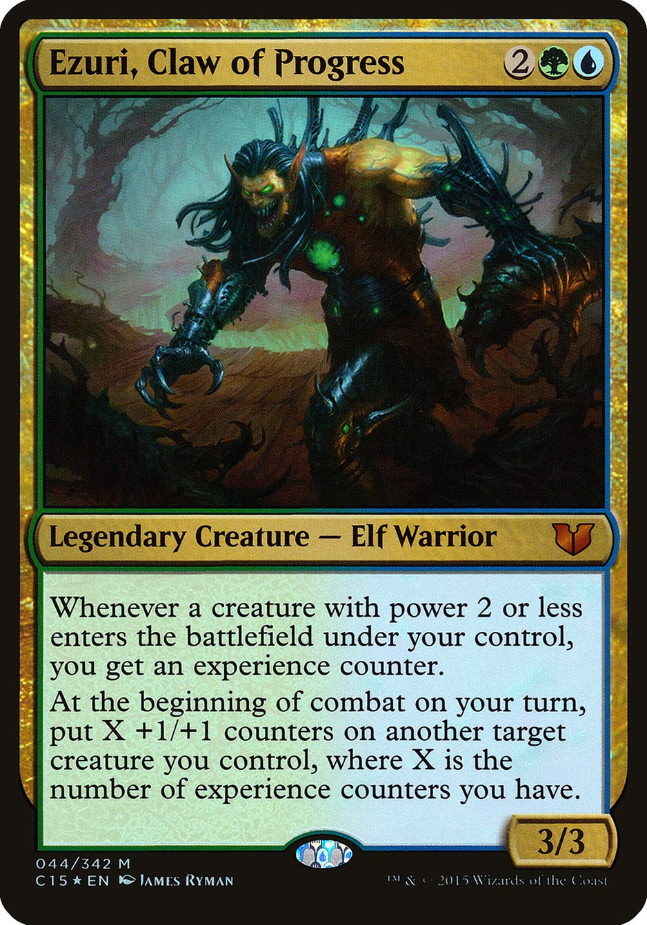 Ezuri, Claw of Progress (Oversized) [Commander 2015 Oversized] | Grognard Games