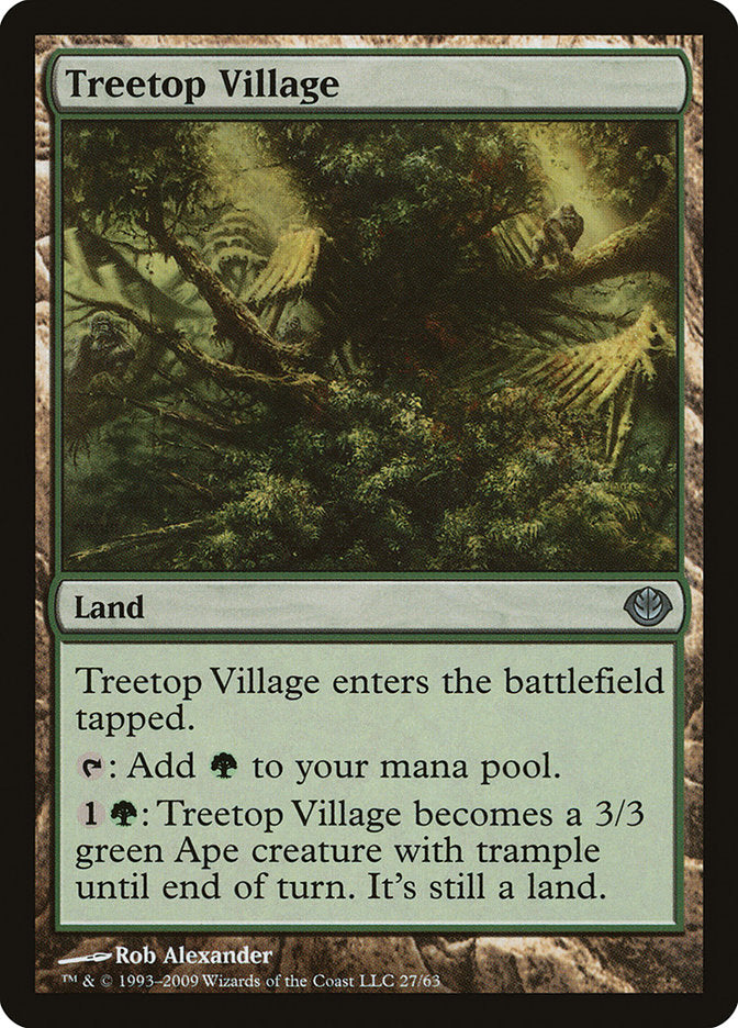 Treetop Village [Duel Decks: Garruk vs. Liliana] | Grognard Games