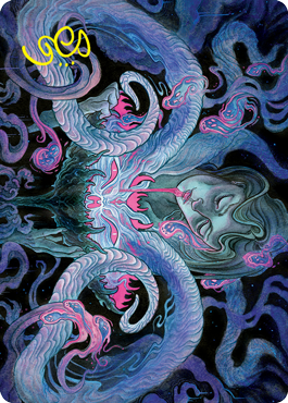 Demonic Bargain Art Card (Gold-Stamped Signature) [Innistrad: Crimson Vow Art Series] | Grognard Games