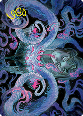 Demonic Bargain Art Card (Gold-Stamped Signature) [Innistrad: Crimson Vow Art Series] | Grognard Games
